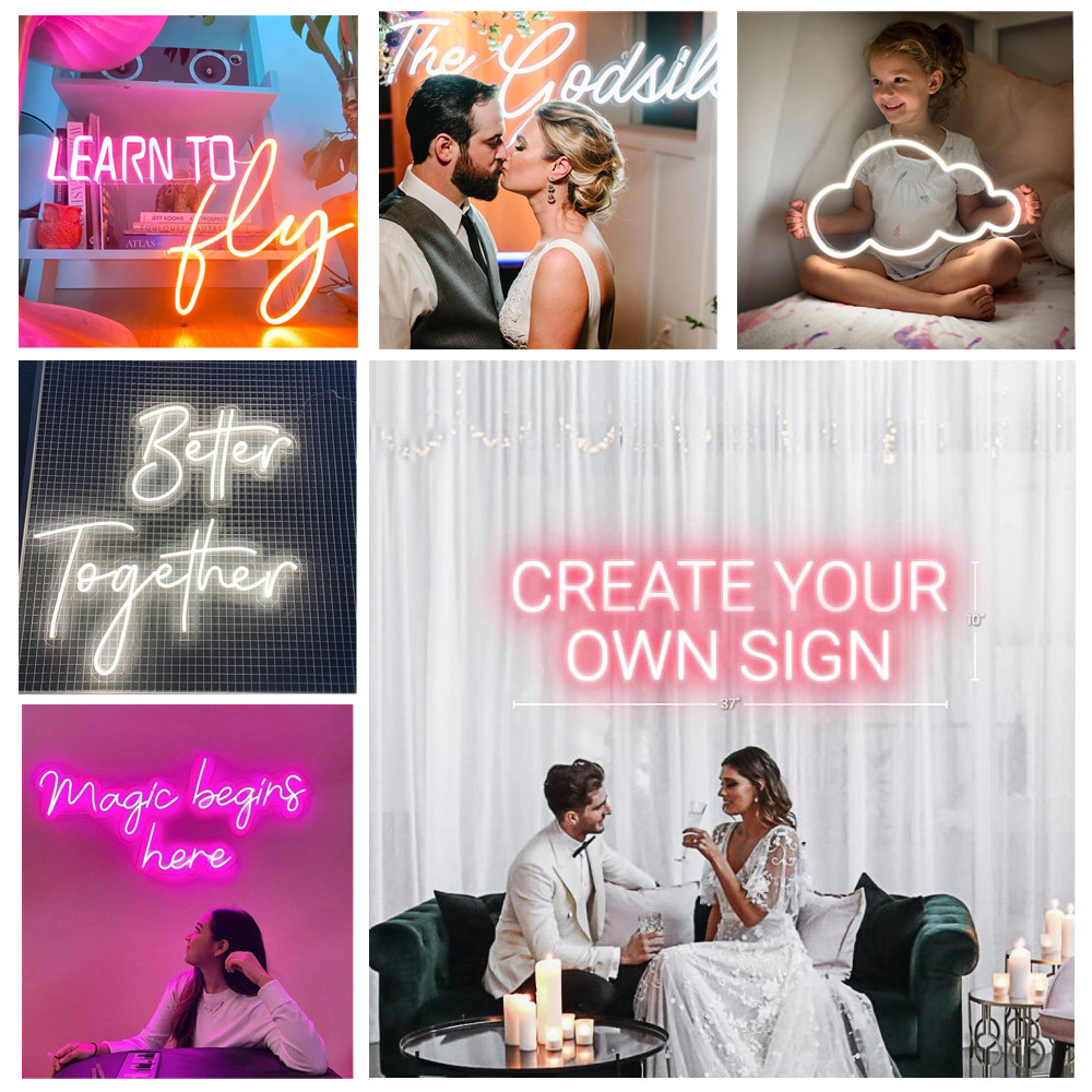 Custom LED Neon Sign Letter Pe - Party Games Name review and price