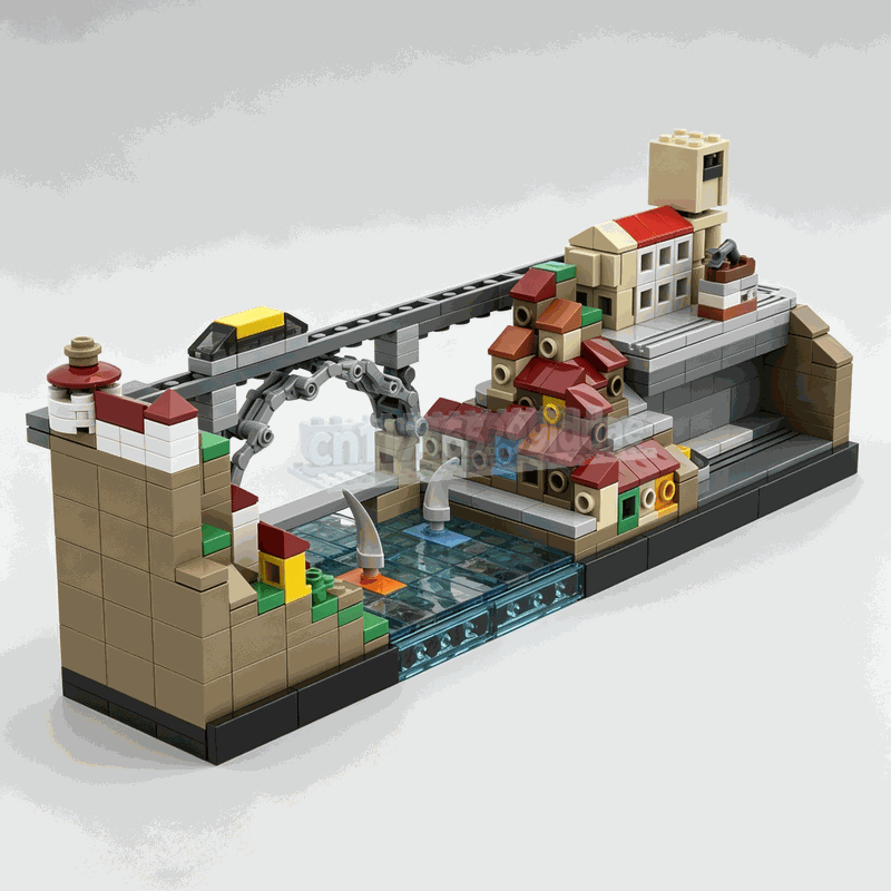 521PCS Porto City Skyline Buil - Lego Set Creator review and price